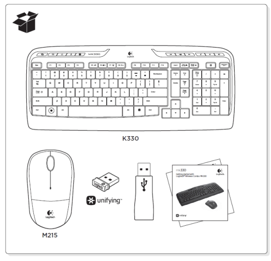 how to connect logitech k330